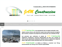 Tablet Screenshot of jamconstruccion.com